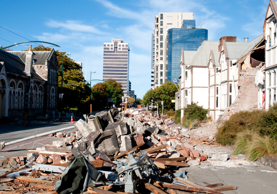 Earthquake damage